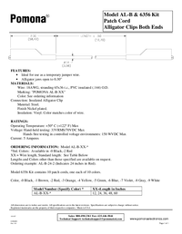 Thumbnail of document Data Sheet - 6356 alligator clip Patch Cord Kit (10 Colours)